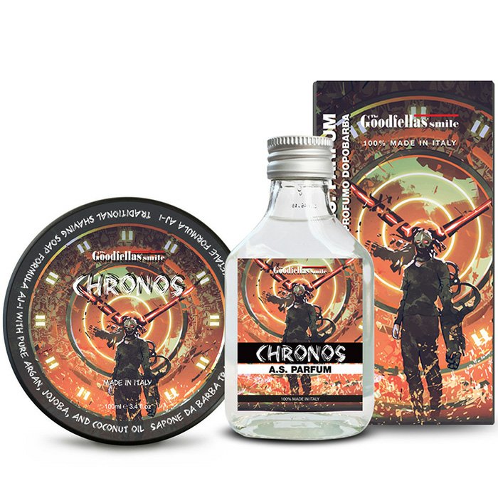 Set Jabón de Afeitar y After Shave Loción Chronos The Goodfellas Smile