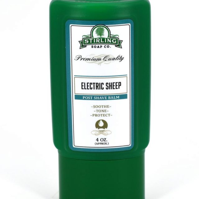 after shave balsamo stirling electric sheep