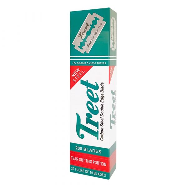 Cuchillas de Afeitar Doble Filo TREET NEW STEEL 200 unidades