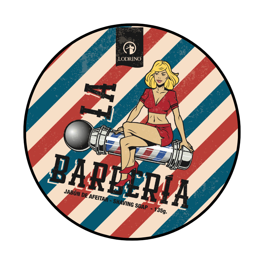 Jabón de Afeitar Artesanal LA BARBERÍA Lodrino 145g