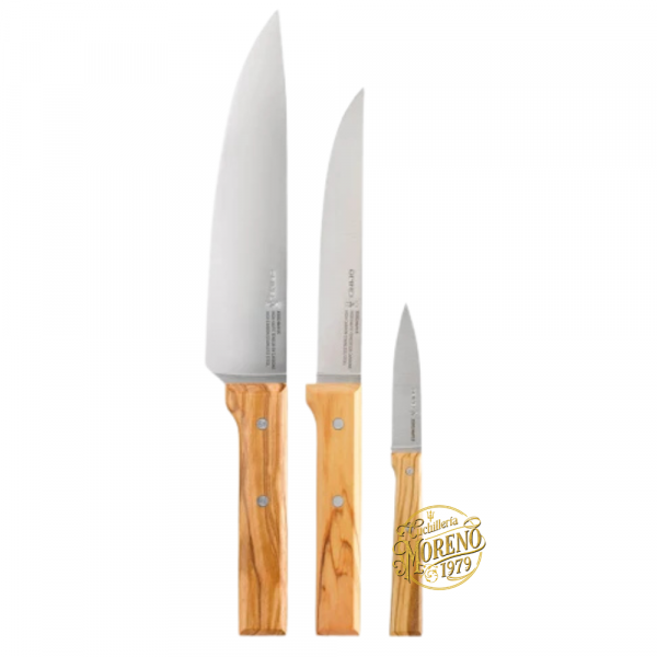 Set de Cuchillos de cocina OPINEL PARALLELE TRIO OLIVO