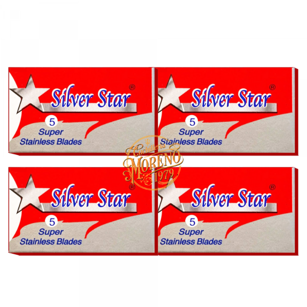 Pack Cuchillas Afeitar doble Filo LORD SILVER STAR 20 Unidades