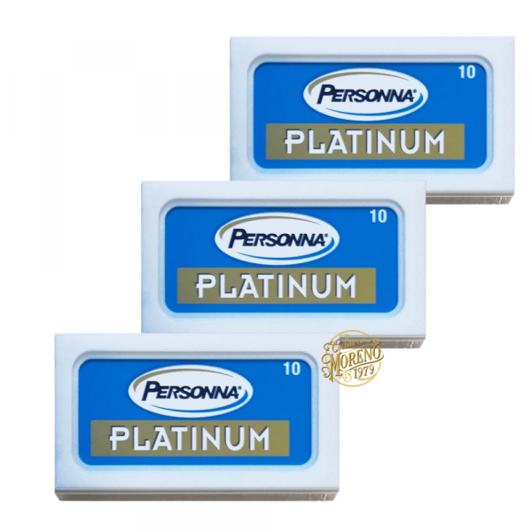 Cuchillas de Afeitar Doble Filo PERSONNA PLATINUM 30 Unidades