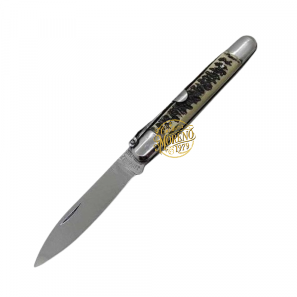 Navaja Machete JJ MARTÍNEZ Acero Carbono Imitación Ciervo 9cm