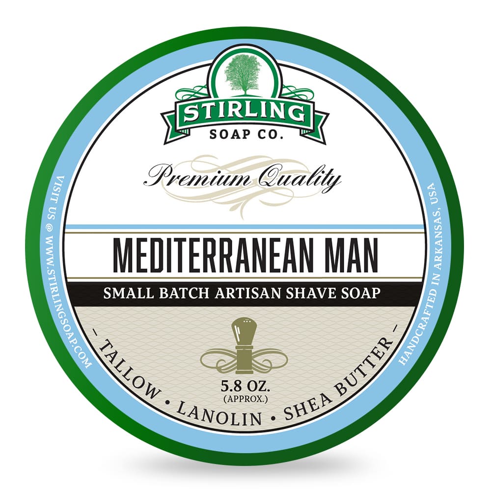 Jabón de Afeitar STIRLING MEDITERRAEAN MAN 170ml