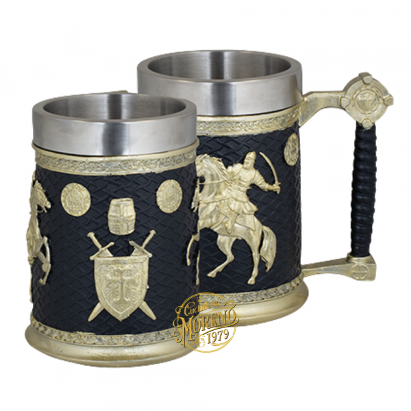 Taza Resina Ornamentación Resina TEMPLARIOS XXL TOLE10 IMPERIAL