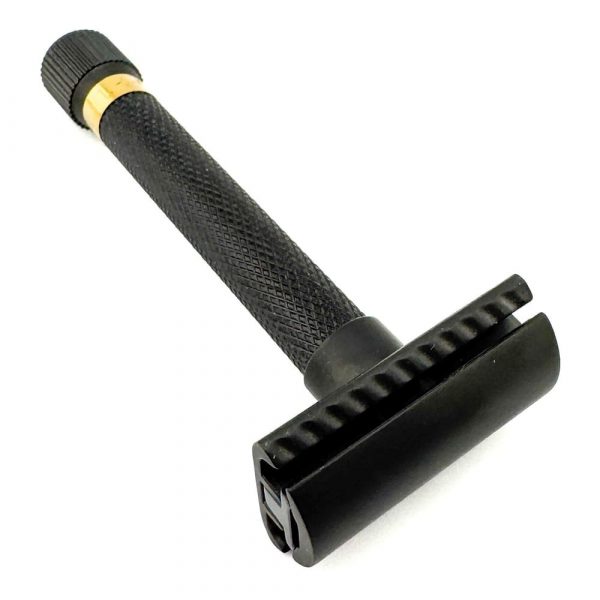 Maquinilla de Afeitar Clásica Regulable PARKER VARIANT Black Gold