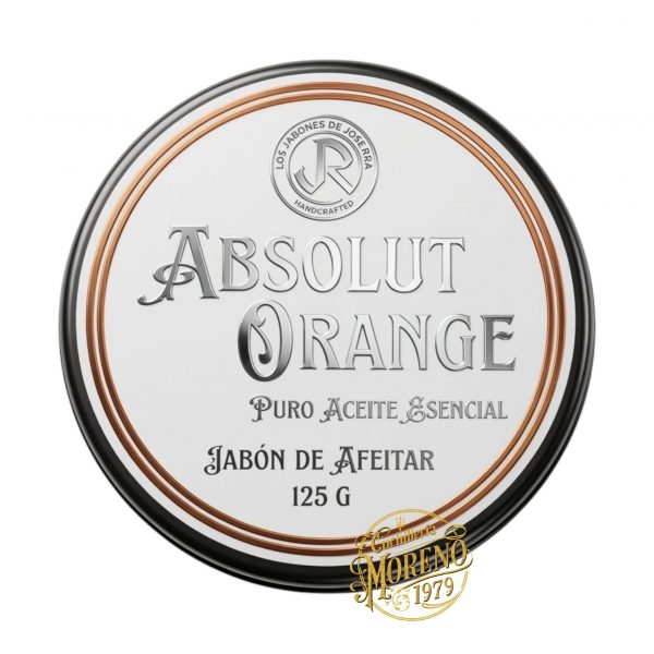Jabón de Afeitar Artesanal ABSOLUT ORANGE de Los Jabones De Joserra 115g