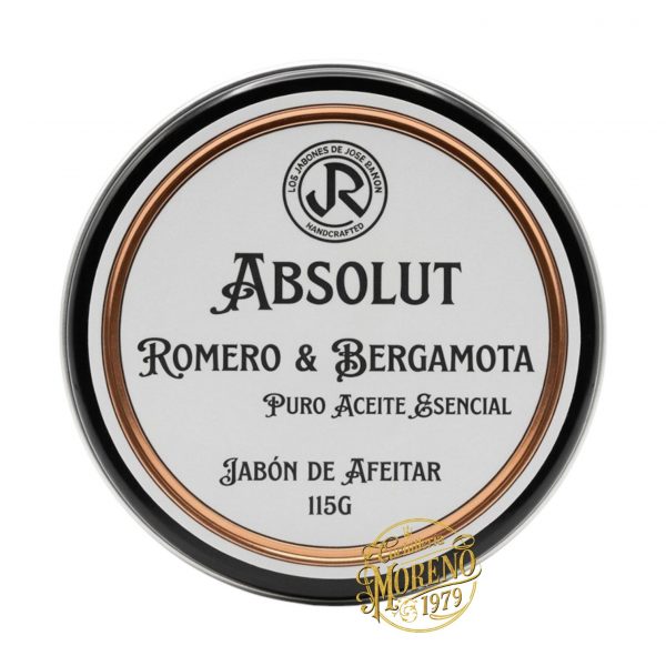 Jabón de Afeitar Artesanal ABSOLUT ROMERO & BERGAMOTA de Los Jabones De Joserra 115g